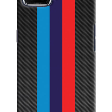 BMW Stripes Pattern Oppo F17 Hard Case Back Cover by Casekaro