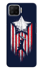 Captain America Marvel Art Oppo F17 Hard Case Back Cover by Casekaro