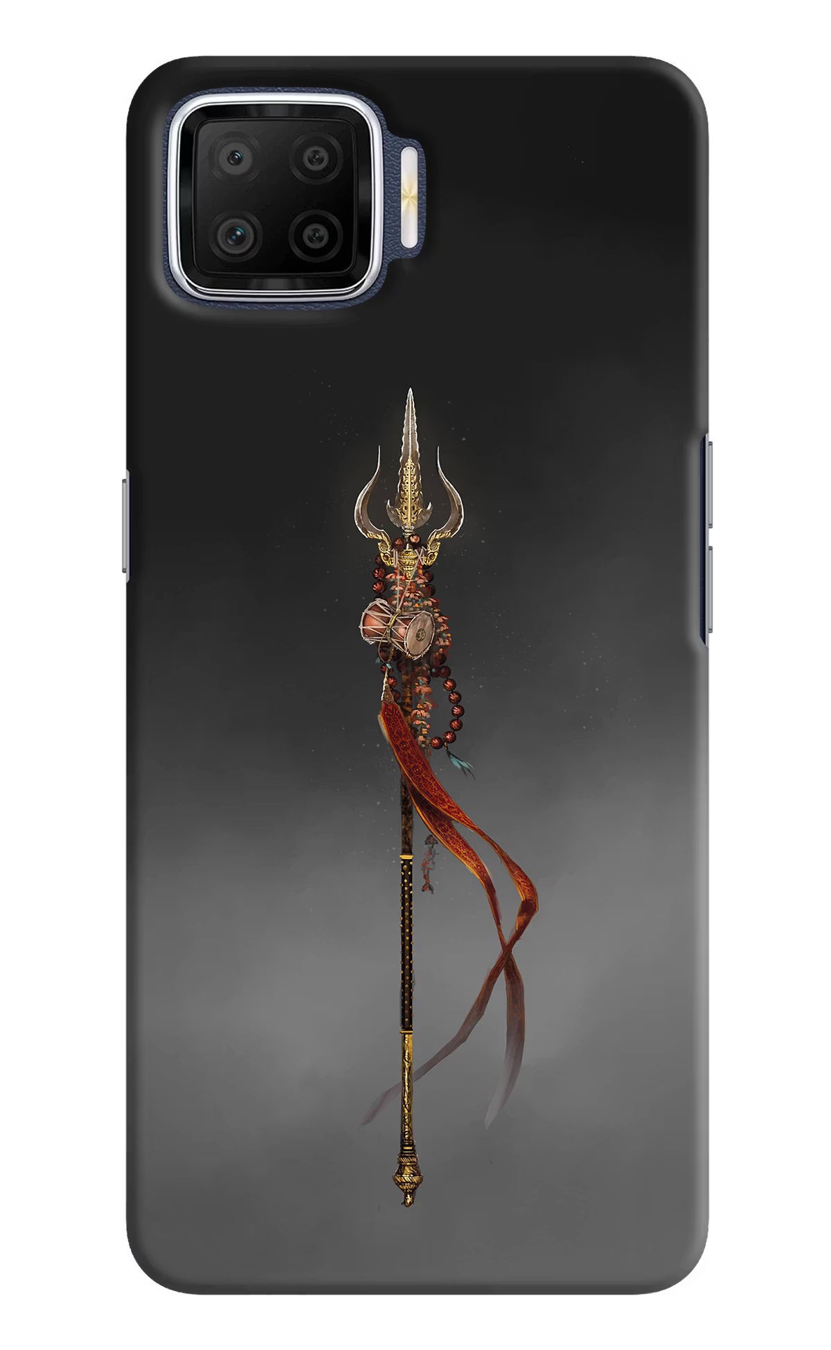 Shiv Trishul Oppo F17 Hard Case Back Cover by Casekaro