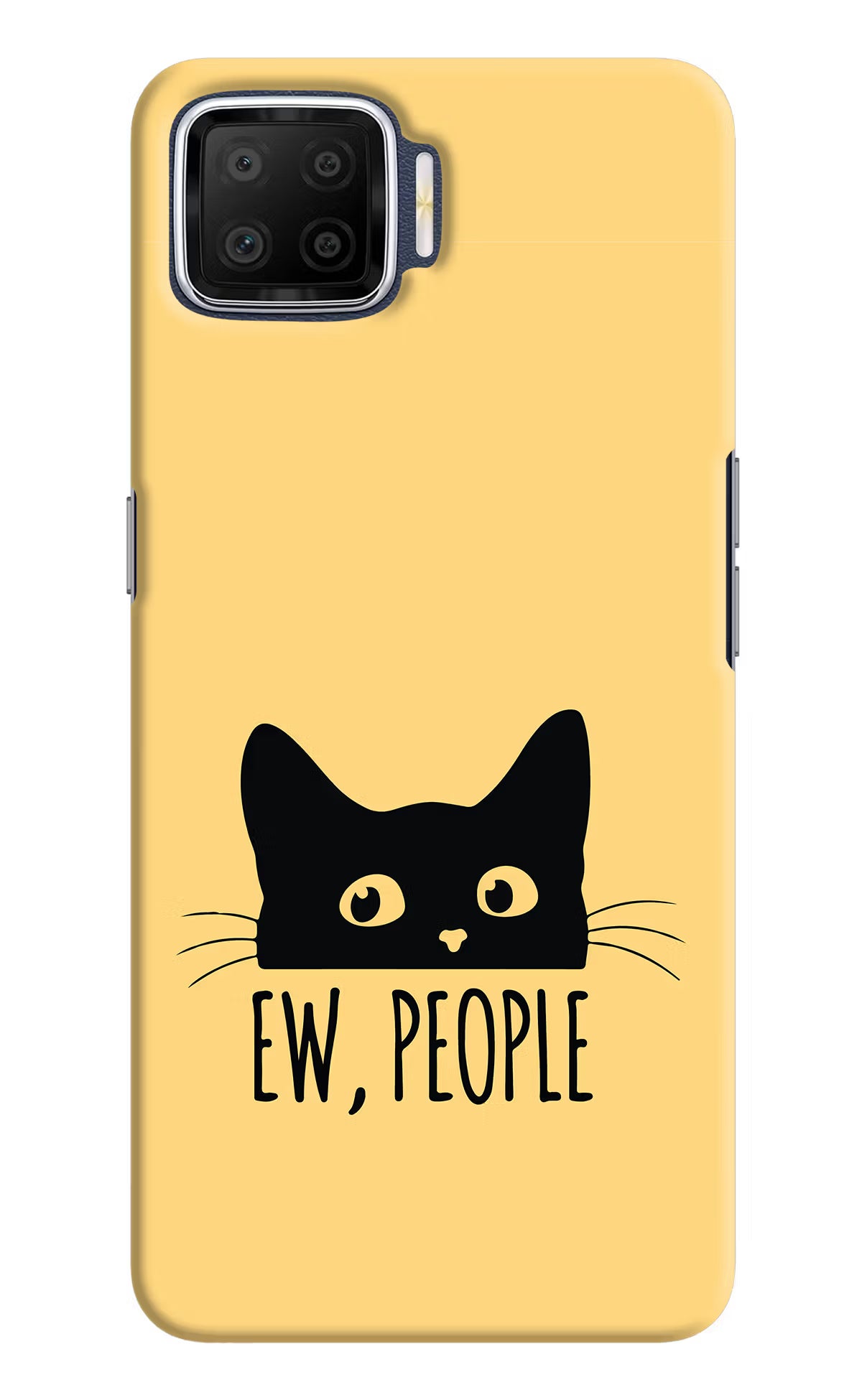 Ew People Catitude Oppo F17 Hard Case Back Cover by Casekaro