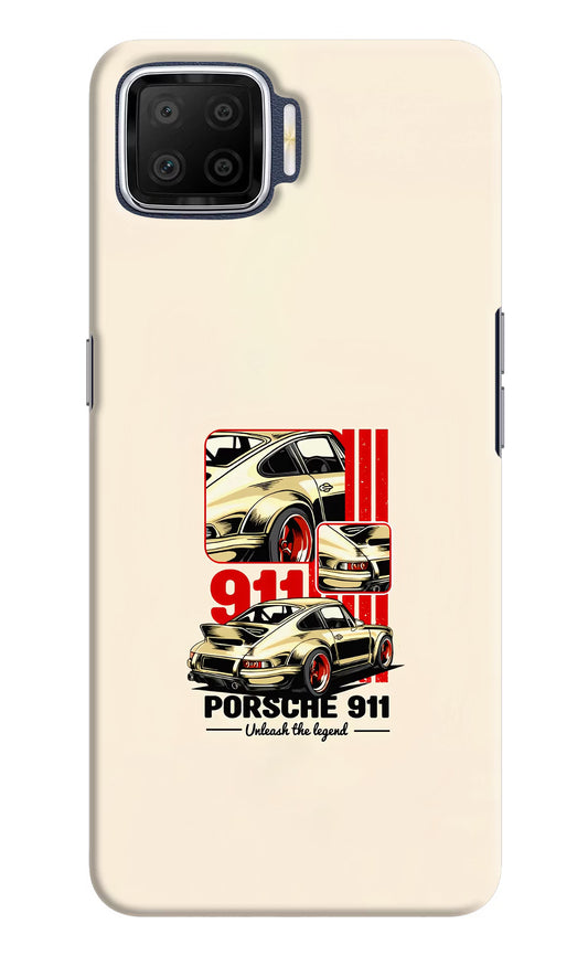 Classic Porsche 911 Oppo F17 Hard Case Back Cover by Casekaro