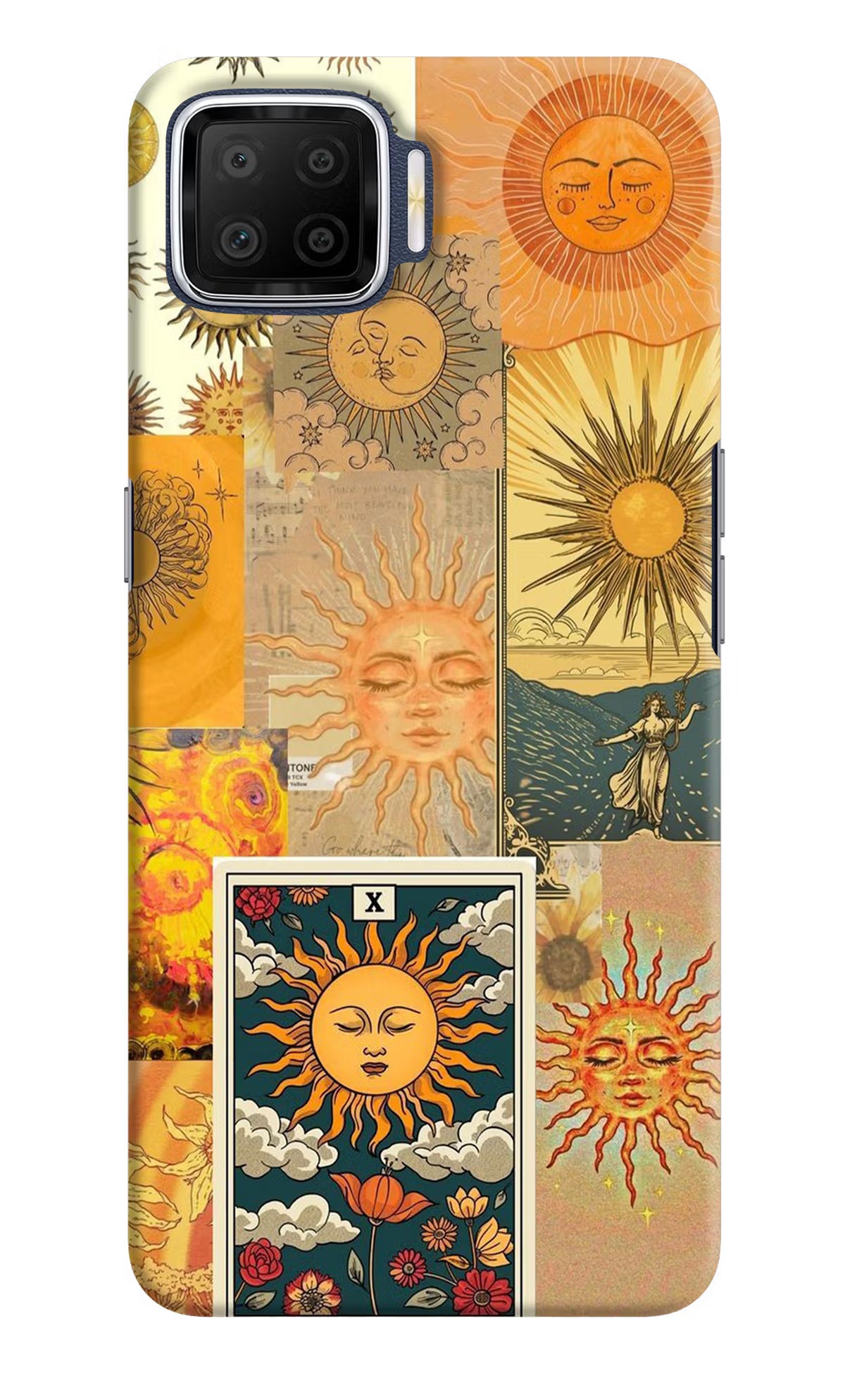 Sun Oppo F17 Hard Case Back Cover by Casekaro