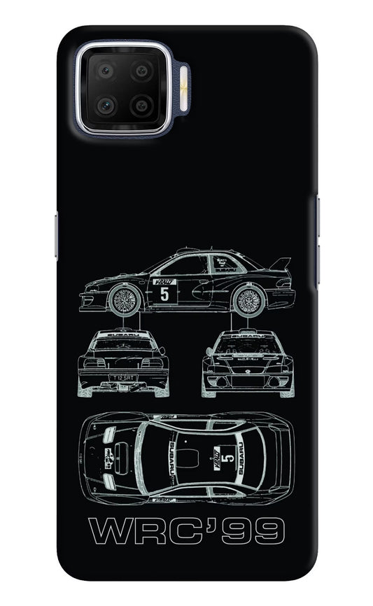 WRC'99 Oppo F17 Hard Case Back Cover by Casekaro