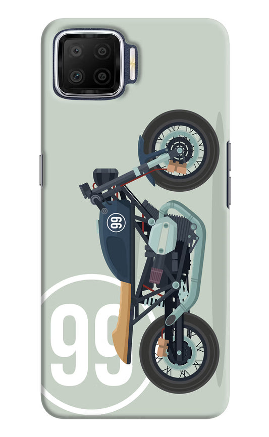 Classic Cafe Racer 99 Oppo F17 Hard Case Back Cover by Casekaro