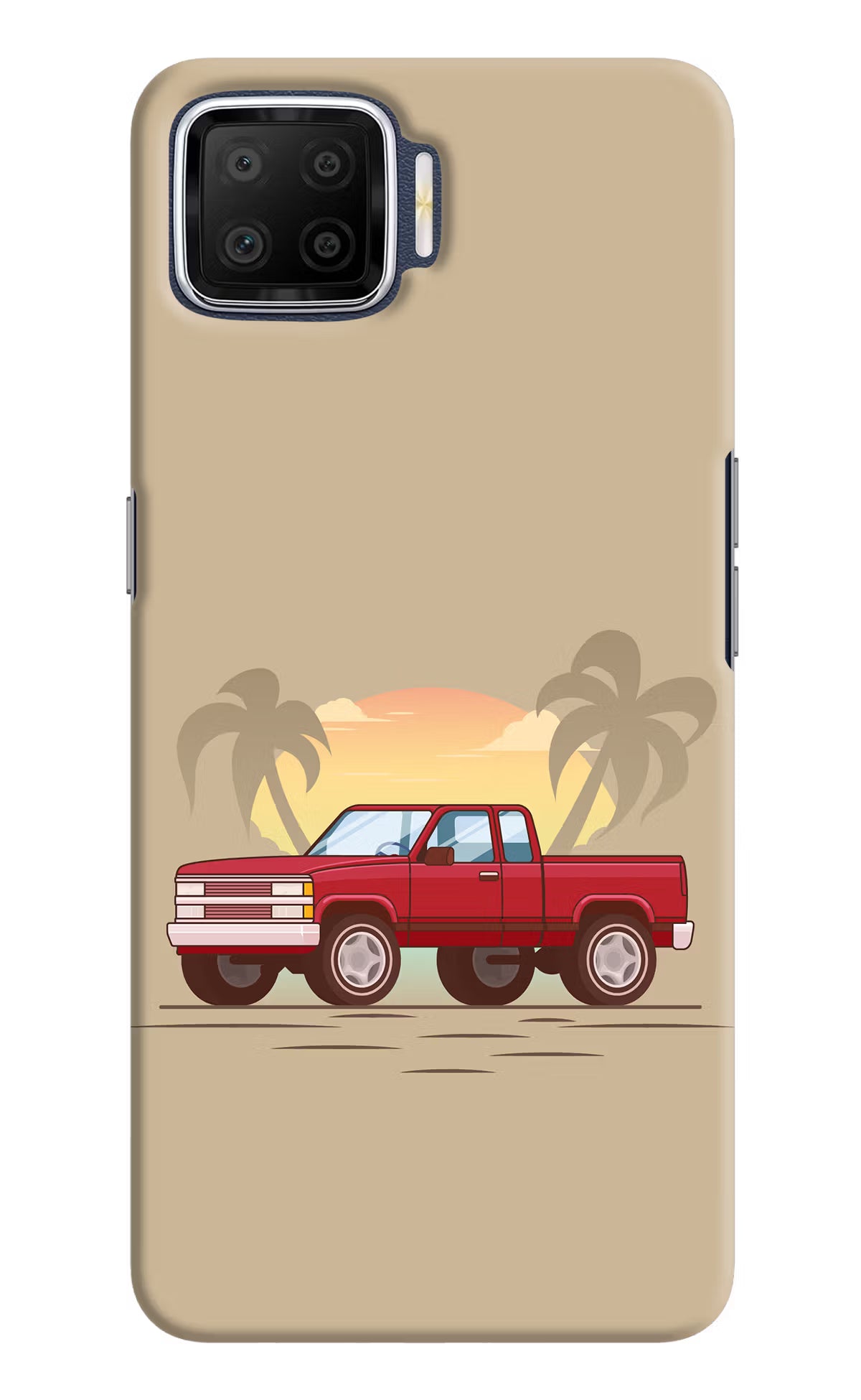 Desert Classic Drive Oppo F17 Hard Case Back Cover by Casekaro