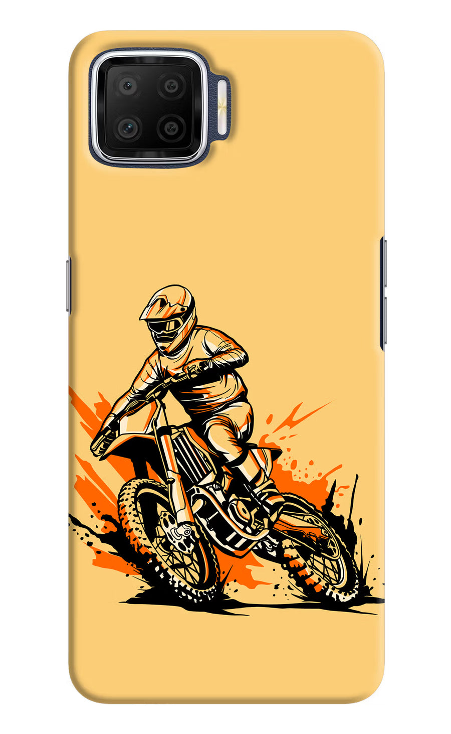 Off-Road Fury Oppo F17 Back Cover, Hard case