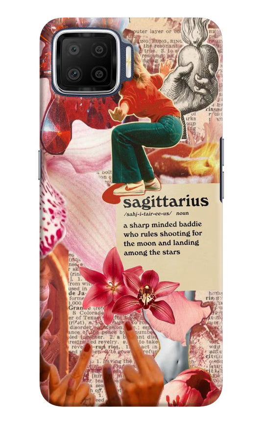 Sagittarius Zodiac Oppo F17 Hard Case Back Cover by Casekaro