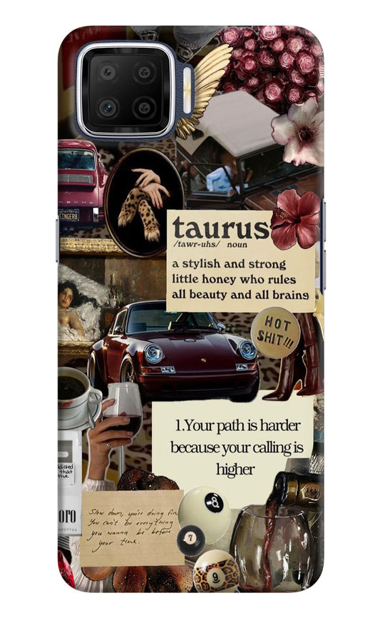 Taurus Zodiac Oppo F17 Hard Case Back Cover by Casekaro