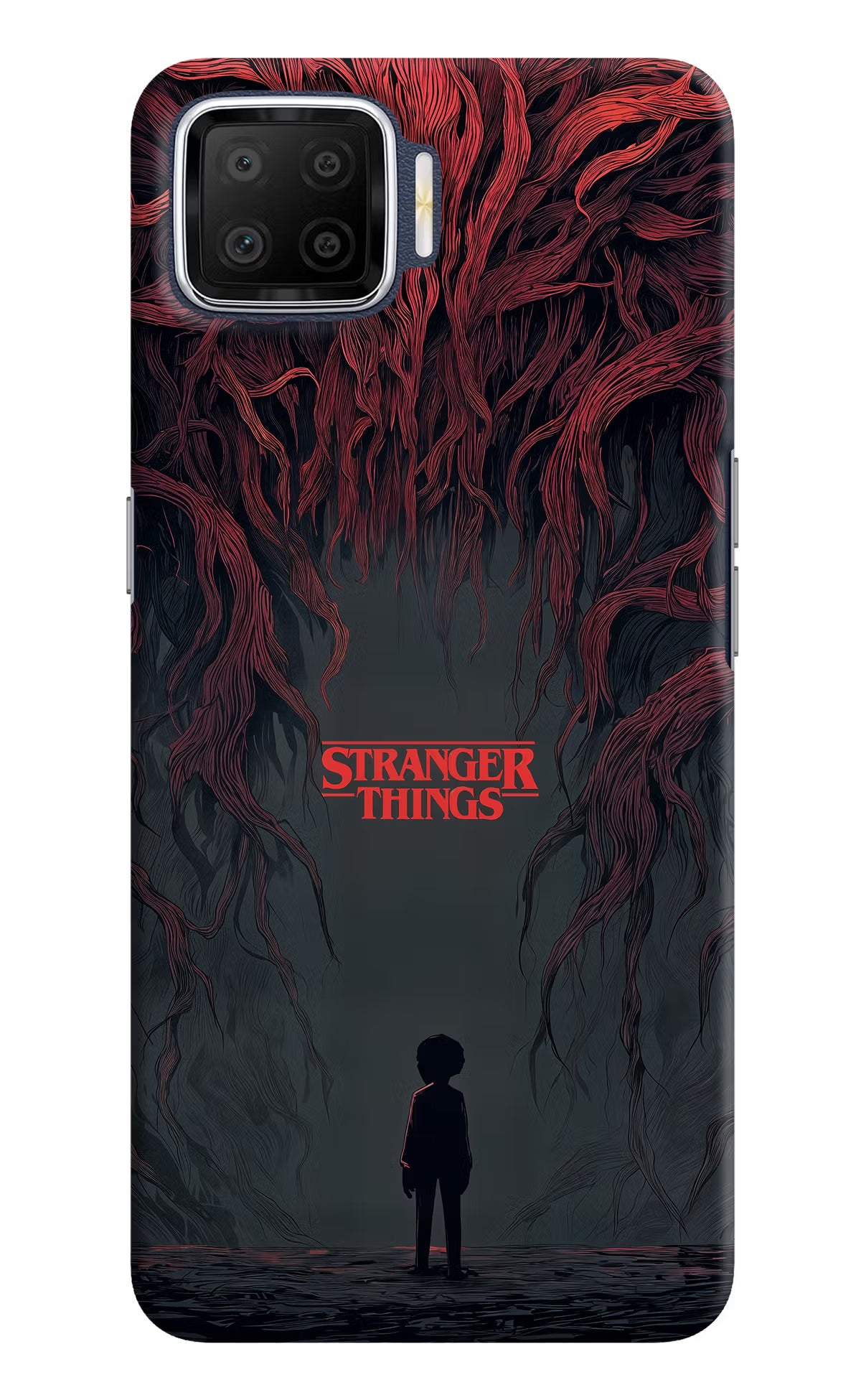 Ordinary Things Dark Side Oppo F17 Hard Case Back Cover by Casekaro
