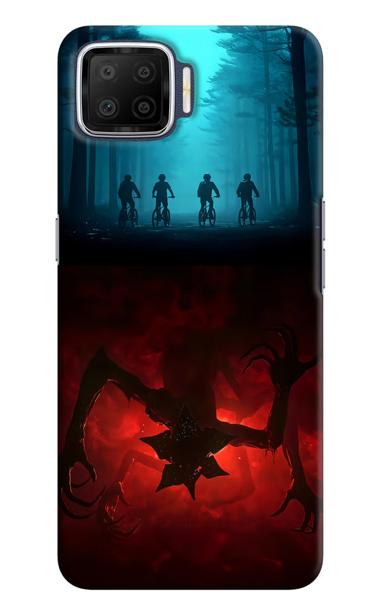 Ordinary Things Downside Up Oppo F17 Hard Case Back Cover by Casekaro