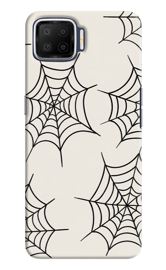 Spider Web Oppo F17 Hard Case Back Cover by Casekaro