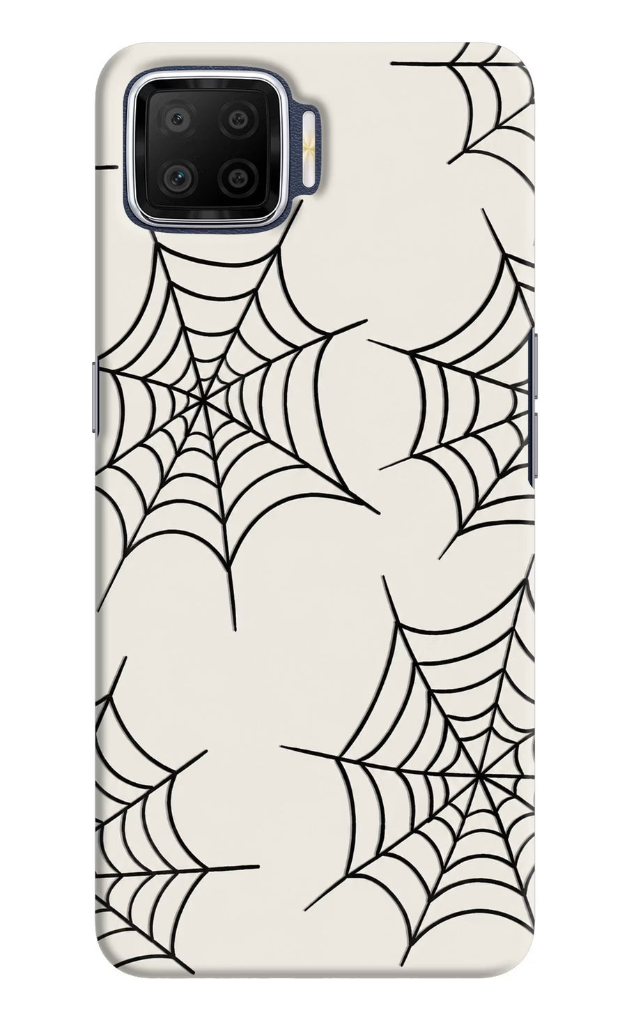 Spider Web Oppo F17 Back Cover, Hard case