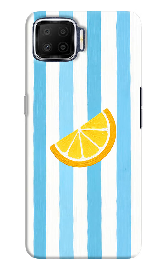 Summer Lemon Oppo F17 Hard Case Back Cover by Casekaro