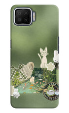 Aesthetic anime Oppo F17 Hard Case Back Cover by Casekaro