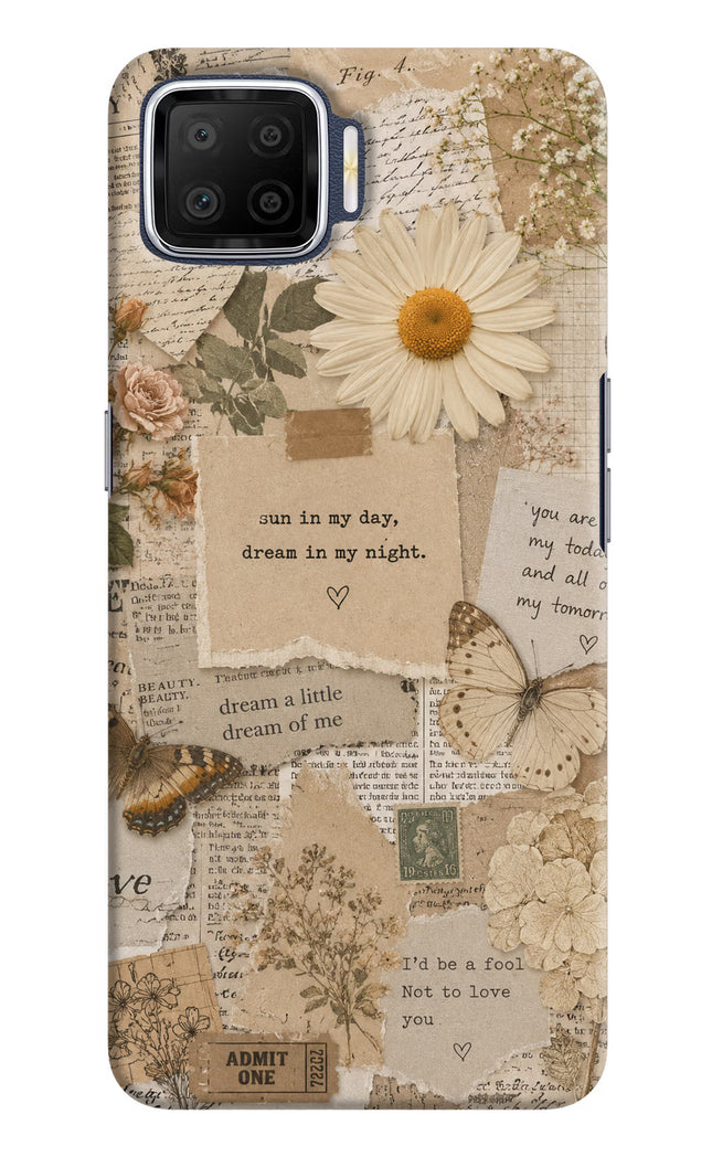 Vintage case Oppo F17 Hard Case Back Cover by Casekaro