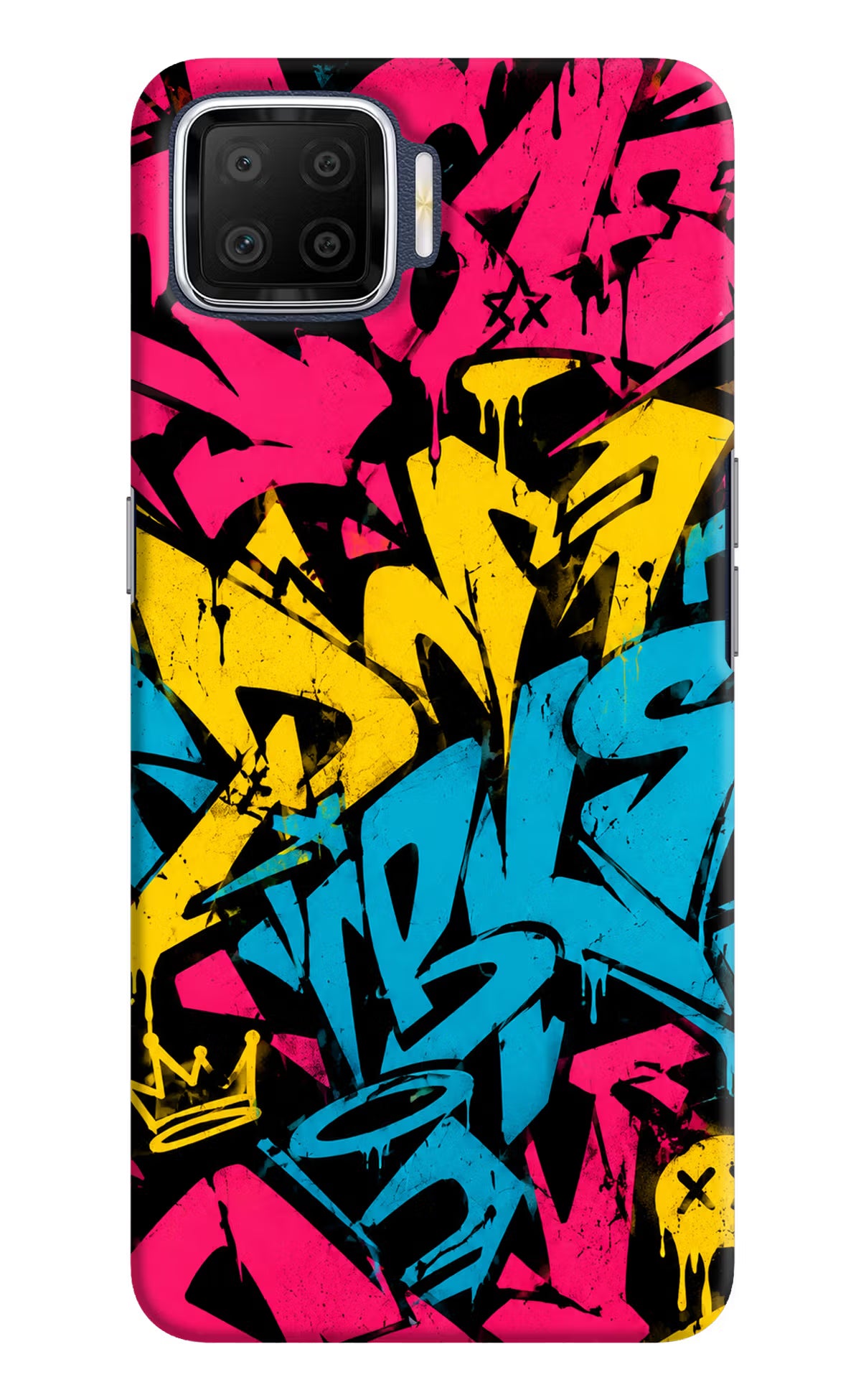 Graffiti Vibe Oppo F17 Back Cover