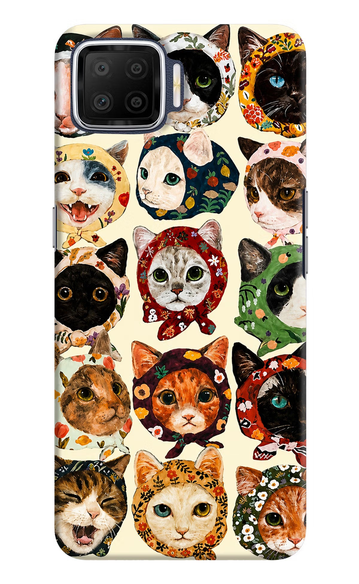 Cool Cat Oppo F17 Back Cover