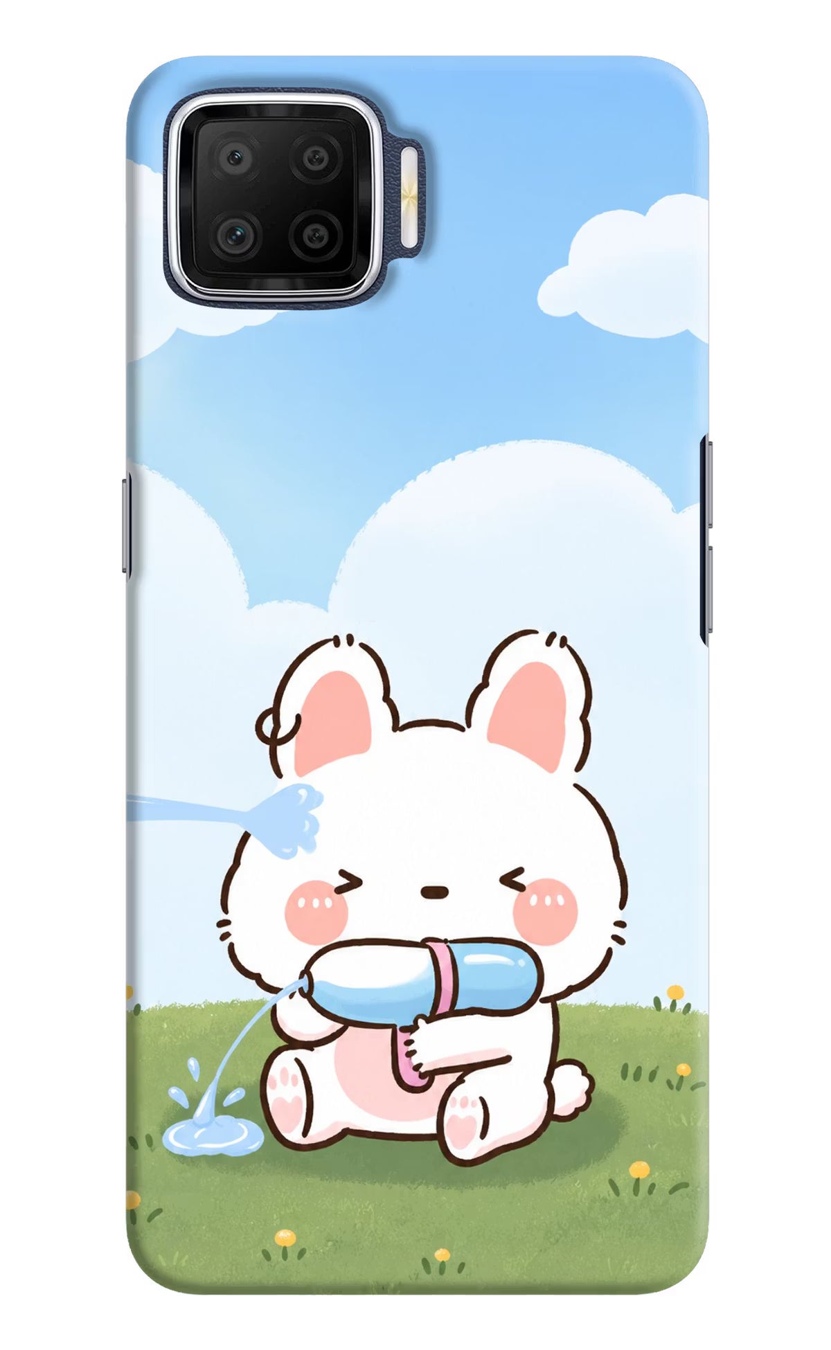 Bunny Treat Oppo F17 Back Cover