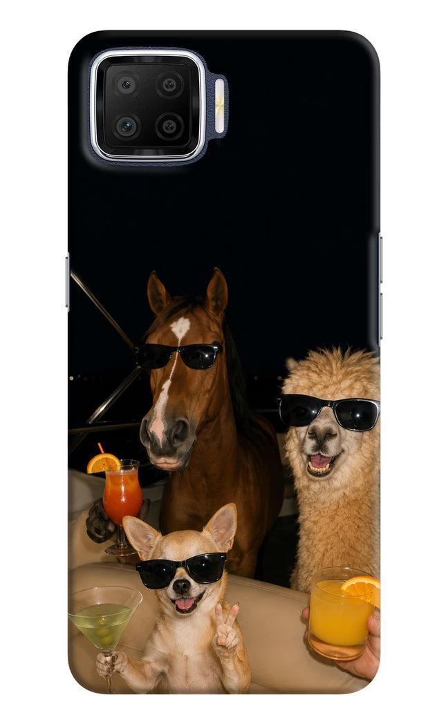Party Squad Oppo F17 Hard Case Back Cover by Casekaro