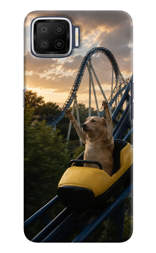 Rollercoaster Dog Oppo F17 Hard Case Back Cover by Casekaro