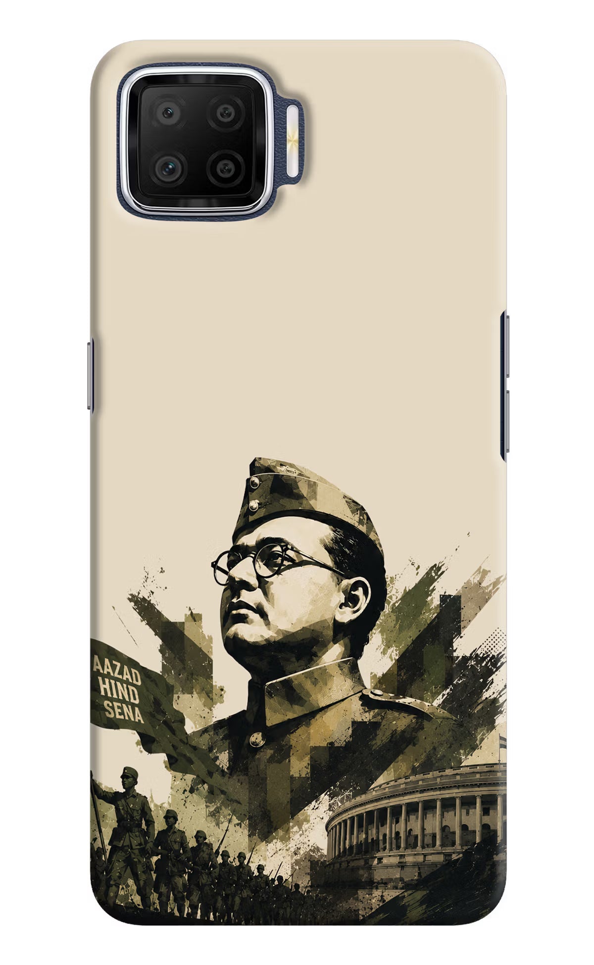 Netaji Rising Oppo F17 Back Cover