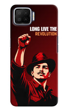 Bhagat Singh Revolution Oppo F17 Hard Case Back Cover by Casekaro