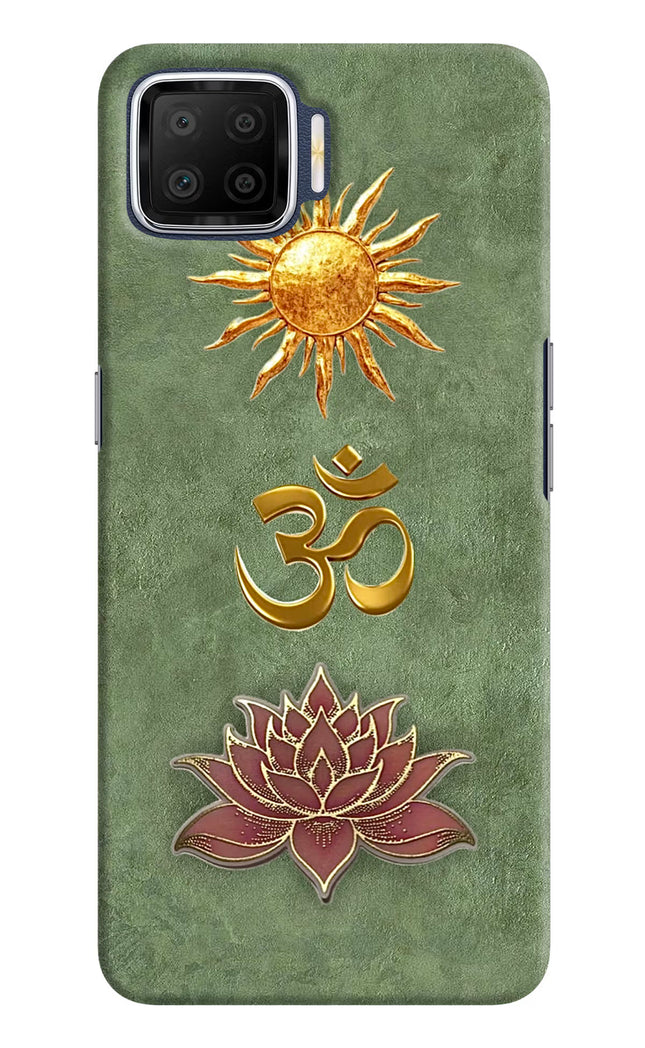 Om & Lotus Oppo F17 Back Cover