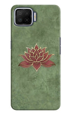 Lotus Grace Oppo F17 Hard Case Back Cover by Casekaro