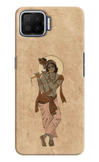 Krishna Oppo F17 Hard Case Back Cover by Casekaro
