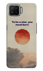 Pixel Sun Oppo F17 Hard Case Back Cover by Casekaro