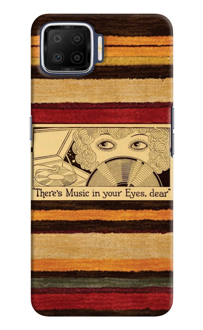 Vinyl Stripes Oppo F17 Hard Case Back Cover by Casekaro