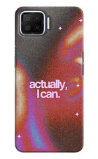Pink Aura Oppo F17 Hard Case Back Cover by Casekaro