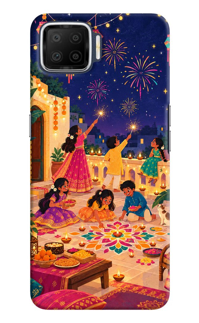 Diwali Night Oppo F17 Back Cover