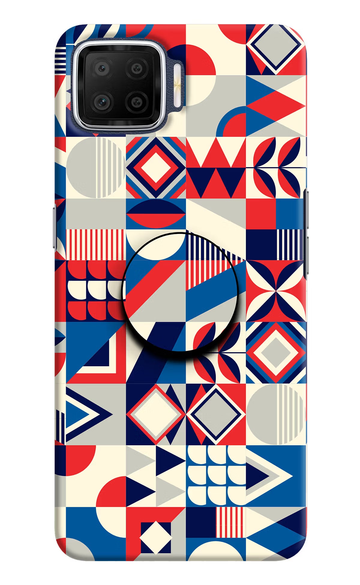 Colorful Pattern Oppo F17 Pop Case by Casekaro