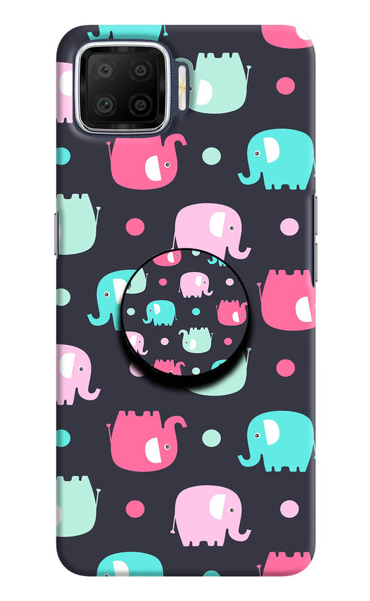 Baby Elephants Oppo F17 Pop Case by Casekaro