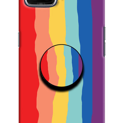 Rainbow Oppo F17 Pop Case by Casekaro