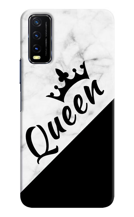 Queen Vivo Y20/Y20i Hard Case Back Cover by Casekaro