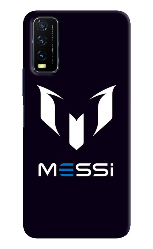 Messi Logo Vivo Y20/Y20i Hard Case Back Cover by Casekaro