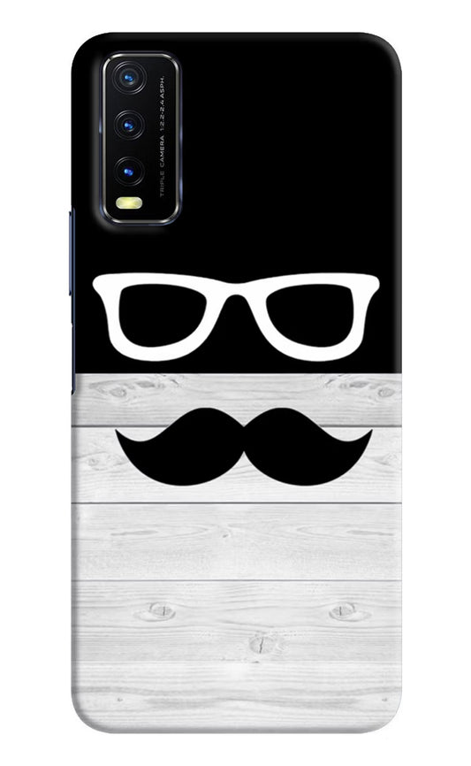 Mustache Vivo Y20/Y20i Hard Case Back Cover by Casekaro