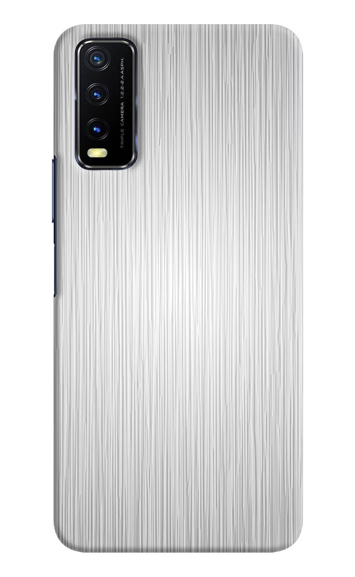 Wooden Grey Texture Vivo Y20/Y20i Hard Case Back Cover by Casekaro