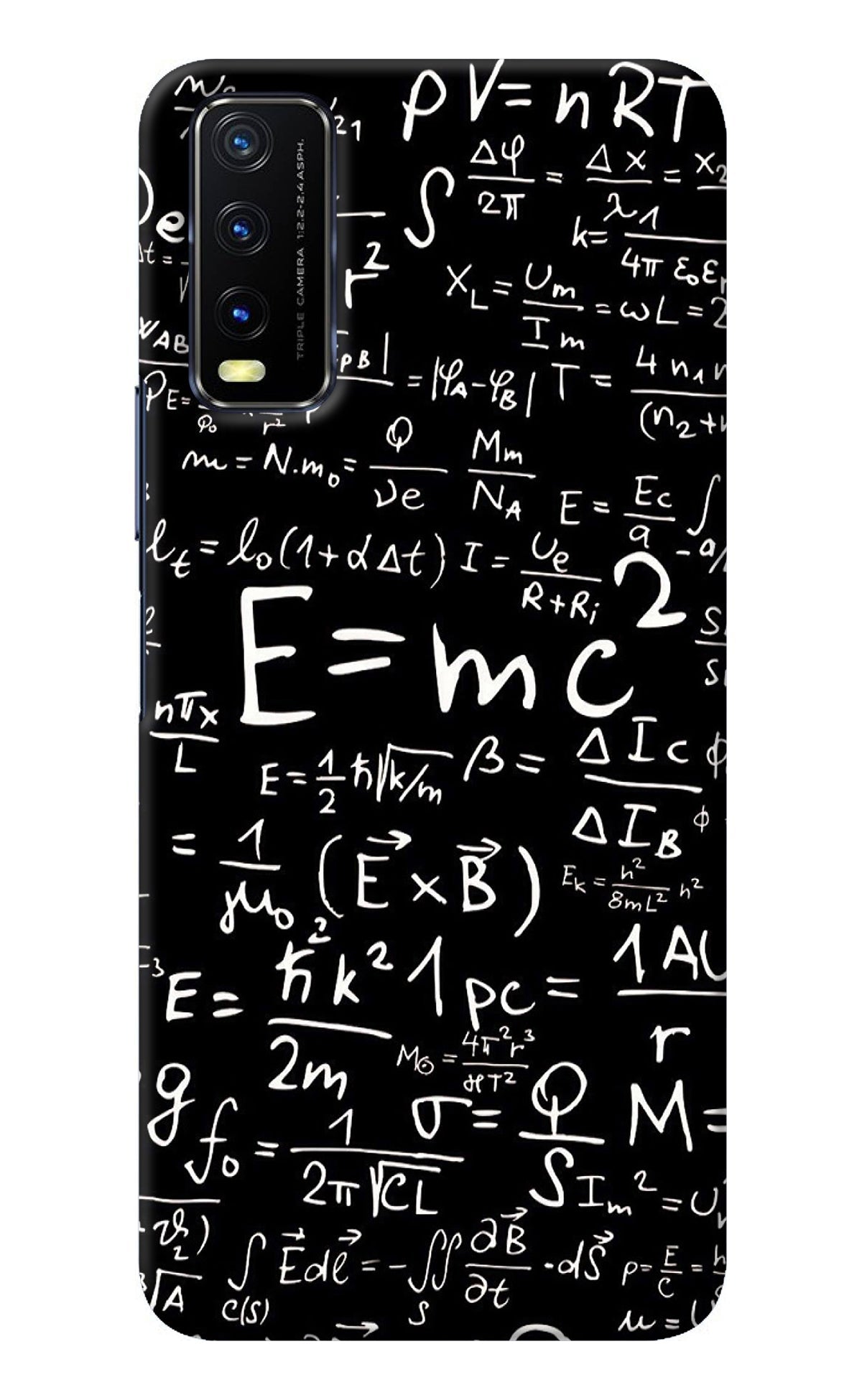 Physics Albert Einstein Formula Vivo Y20/Y20i Back Cover