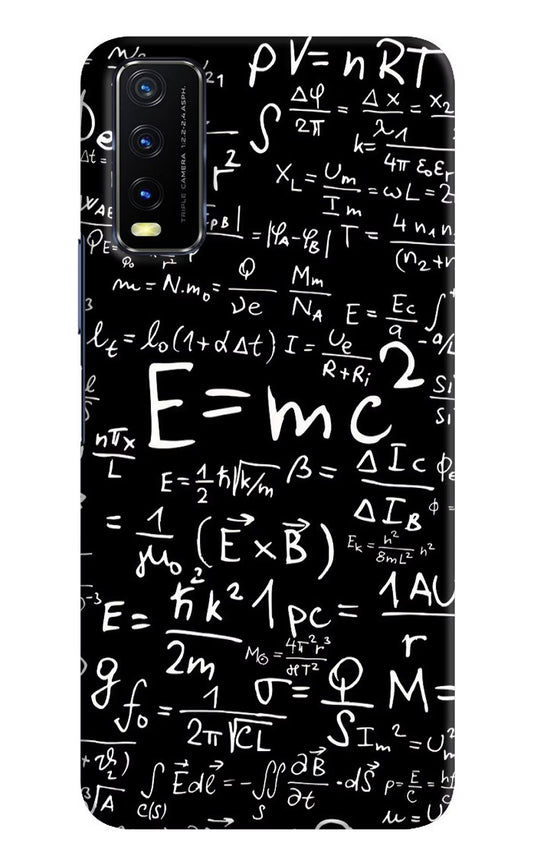 Physics Formula Vivo Y20/Y20i Hard Case Back Cover by Casekaro