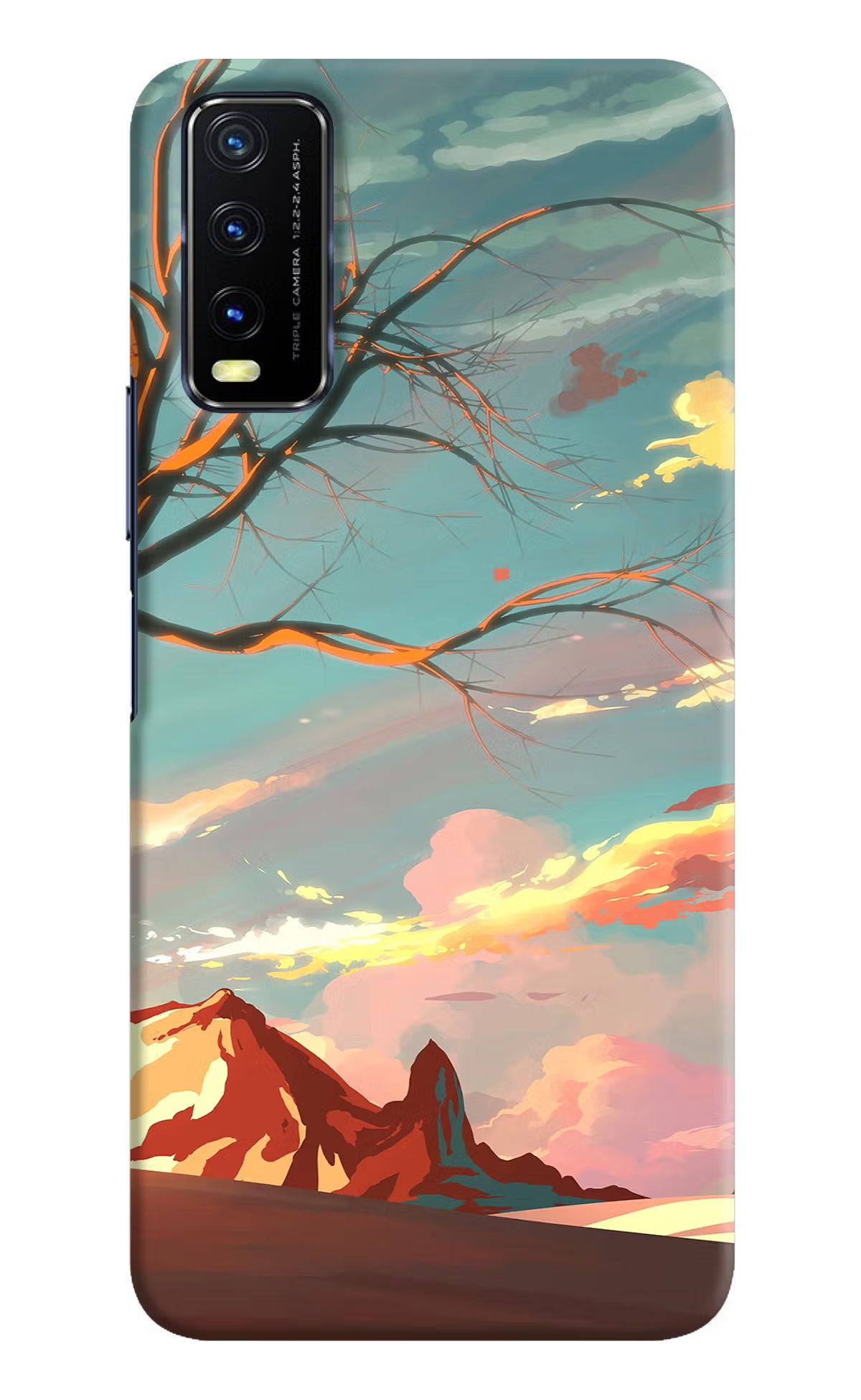 Scenery Vivo Y20/Y20i Hard Case Back Cover by Casekaro