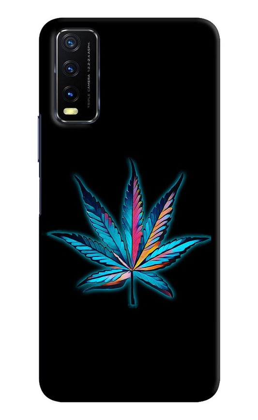 Weed Vivo Y20/Y20i Hard Case Back Cover by Casekaro