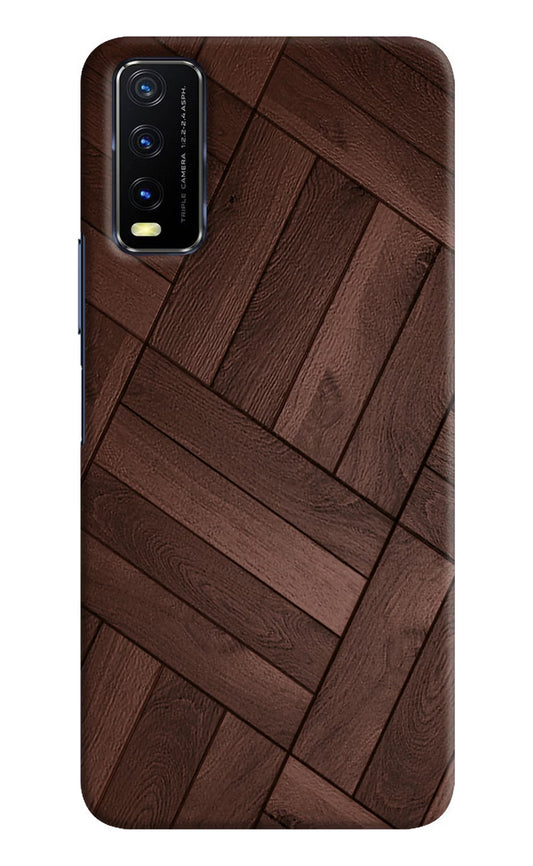 Wooden Texture Design Vivo Y20/Y20i Hard Case Back Cover by Casekaro