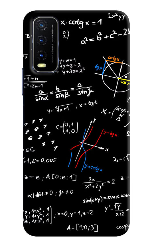 Mathematics Formula Vivo Y20/Y20i Hard Case Back Cover by Casekaro