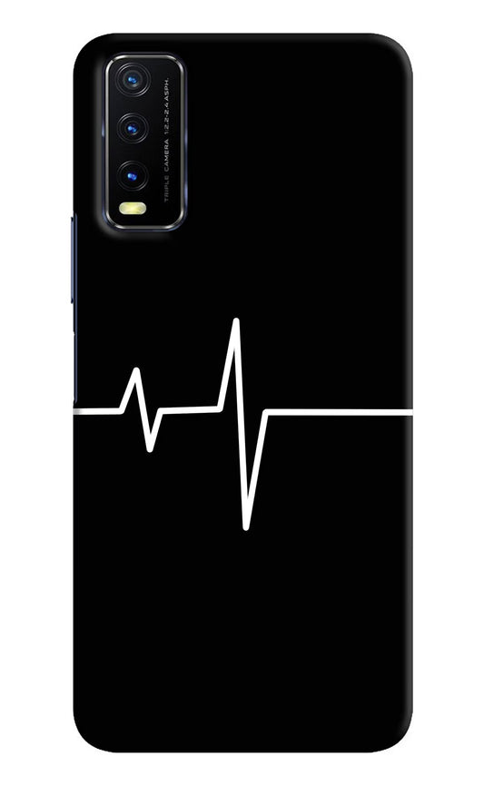 Heart Beats Vivo Y20/Y20i Hard Case Back Cover by Casekaro