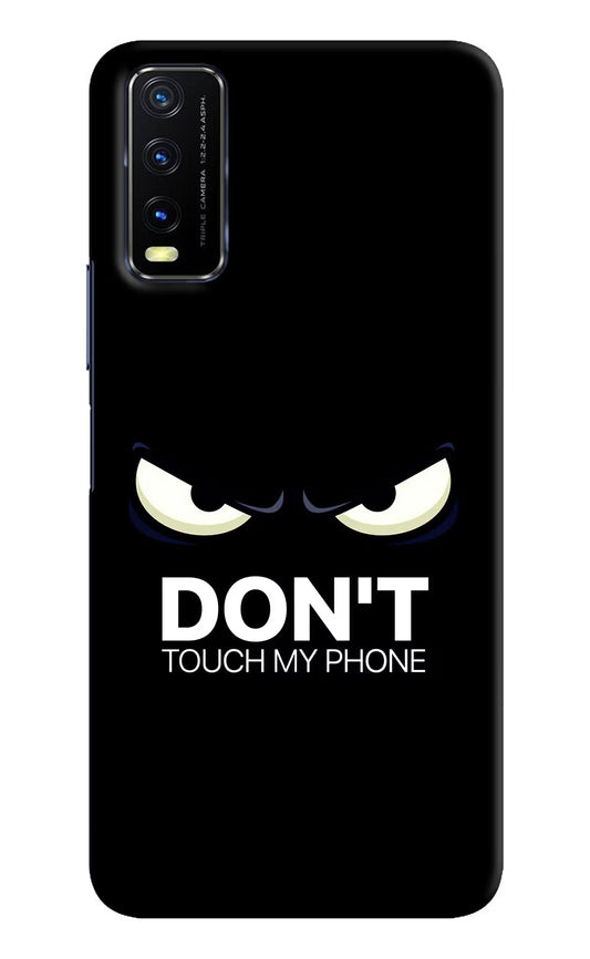 Don'T Touch My Phone Vivo Y20/Y20i Hard Case Back Cover by Casekaro