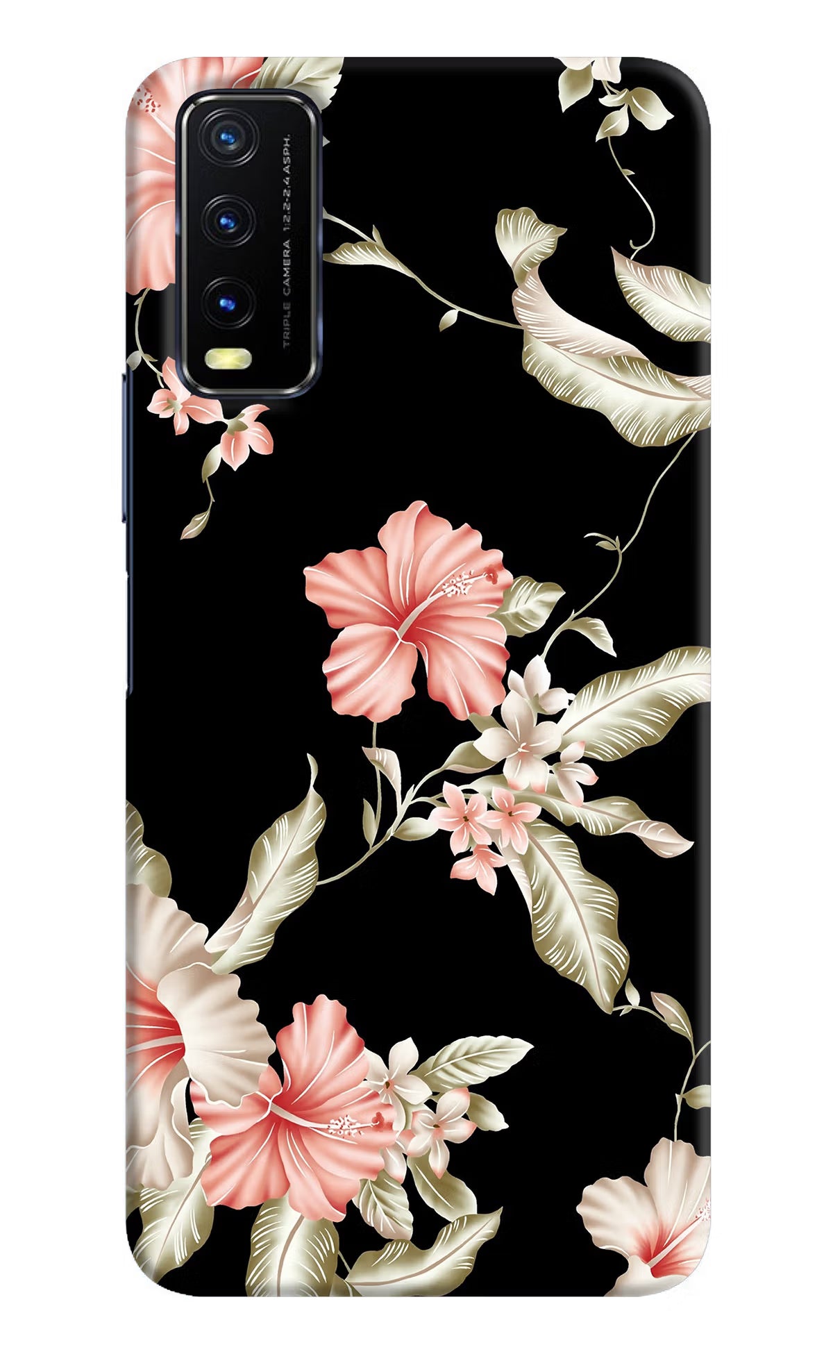 Flowers Vivo Y20/Y20i Hard Case Back Cover by Casekaro