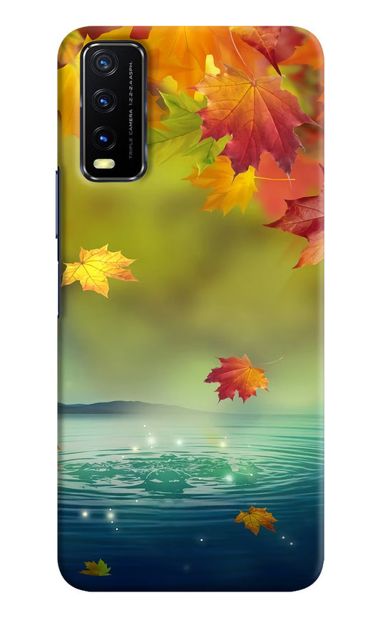 Flowers Vivo Y20/Y20i Hard Case Back Cover by Casekaro